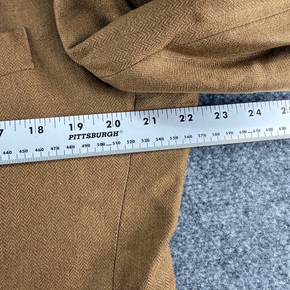 Jos A Bank Mens Brown Herringbone Two Button Blazer Sport Coat Made in Poland - Picture 5 of 9